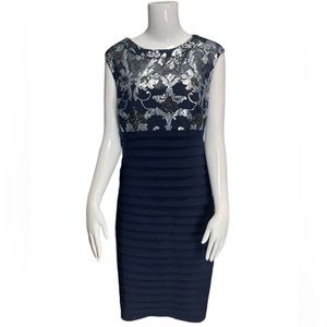 Scarlett lace and sequin dress